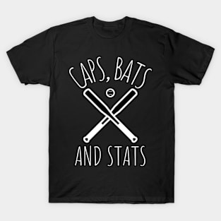 Caps, Bats and Stats T-Shirt